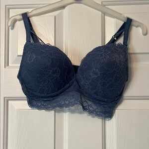 38d blue Lace Bralette / bra
